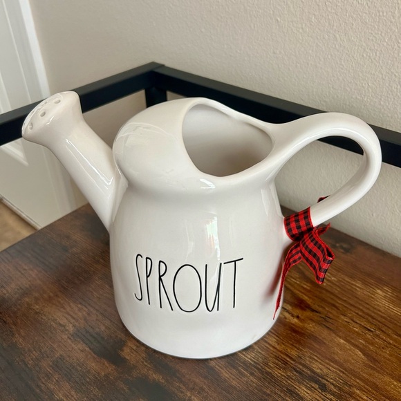 NWT {Rae Dunn} ‘SPROUT’ Watering Can - Picture 4 of 5